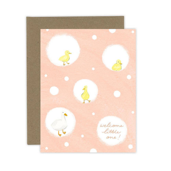 Baby Ducklings - Welcome Little One Greeting Card | New Mom Baby Card - Magnolia Lane co. Home + Garden + Gift