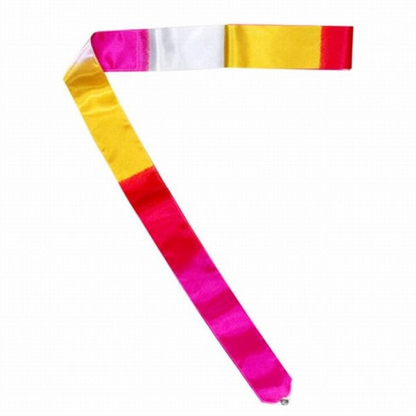 Classic Line Multi Colored Ribbon - 5 Meter Pink, White & Yellow