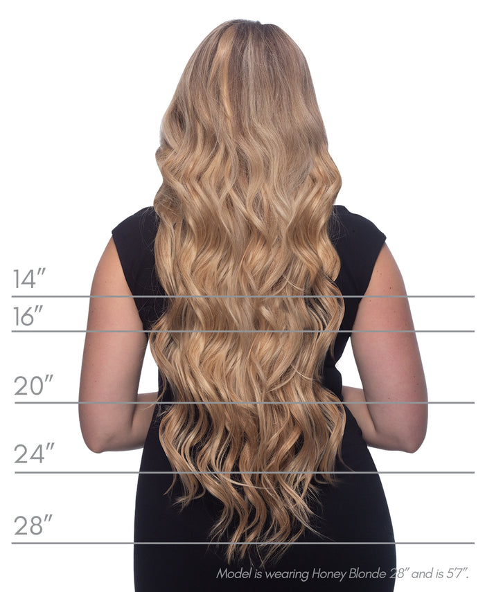 clip-in hair extensions dark brown.