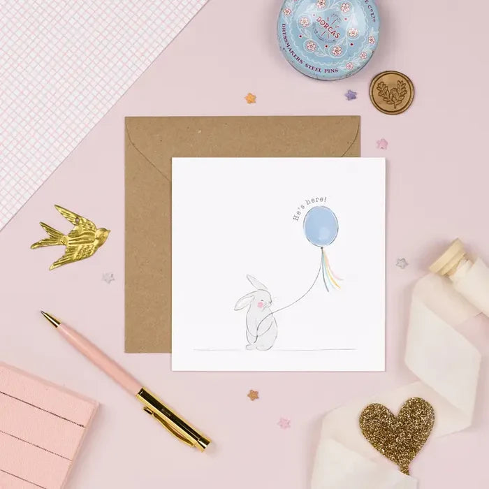 Greeting Card - He's Here!