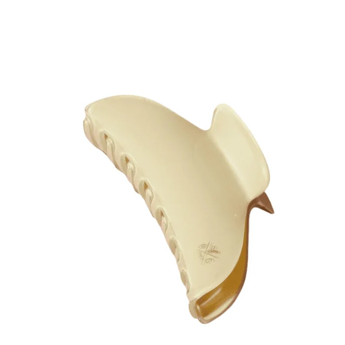 Handcrafted Hair Claw Clip - Ivory