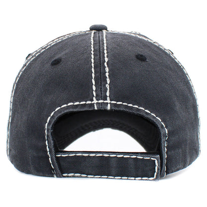 1472 - Just Another Manic Mom Day Hat - Black