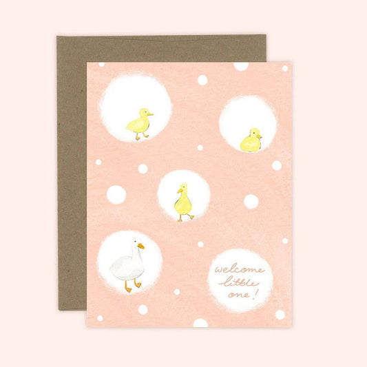 Baby Ducklings - Welcome Little One Greeting Card | New  Mom Baby Card - Magnolia Lane co. Home + Garden + Gift