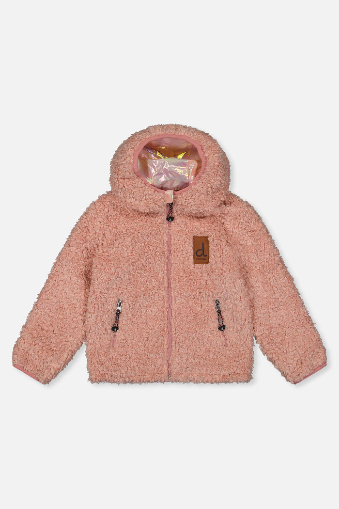 Baby Reversible Mid-Season Jacket Pink-1