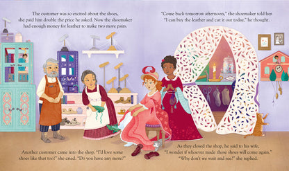 Book - Elves And The Shoemaker - Spread 2
