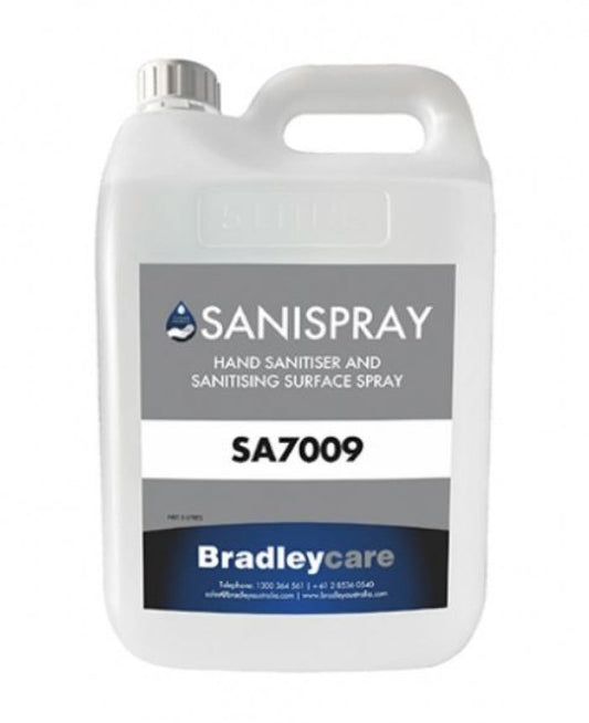 Bradley Bradleycare SA7009 Sanispray Hand Sanitiser and Surface Cleaner