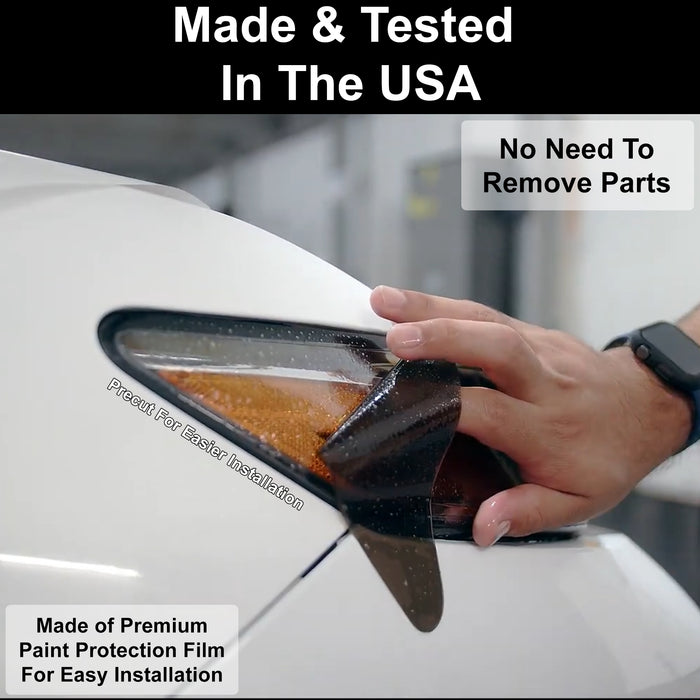 Full Headlight Taillight Precut Smoked PPF Tint Kit Film Overlay Fits Cadillac Lyriq 2023 - 2025 - Bogar Tech Designs