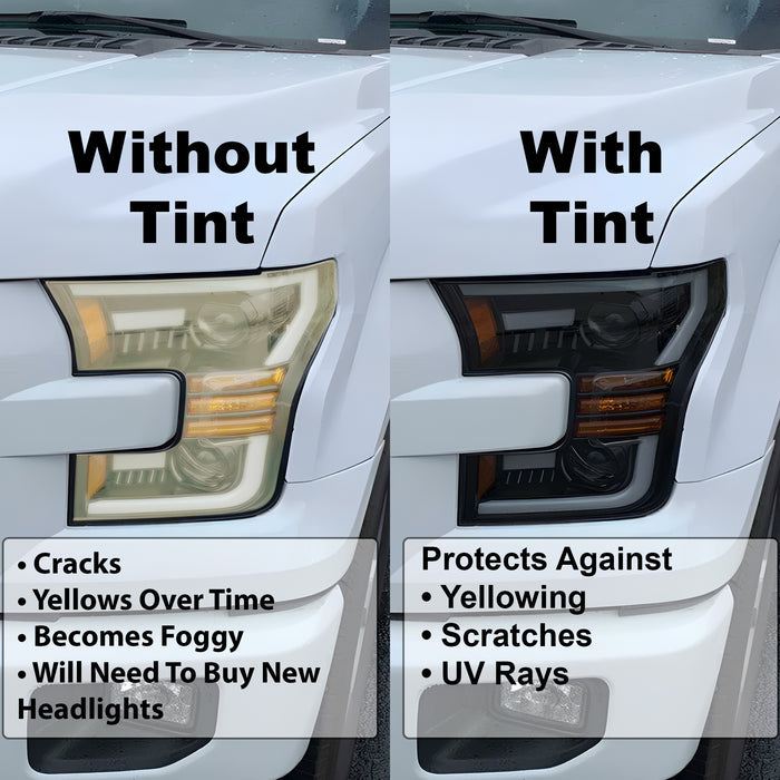 Full Headlight Taillight Precut Smoked PPF Tint Kit Film Overlay Fits Cadillac Lyriq 2023 - 2025 - Bogar Tech Designs