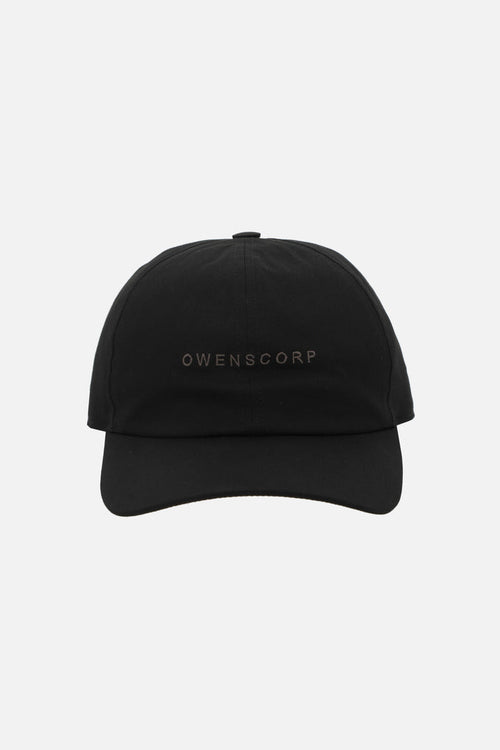 canvas baseball cap with Owenscorp embroidery