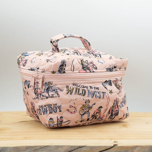 Cattle Drive Quilted Travel Case