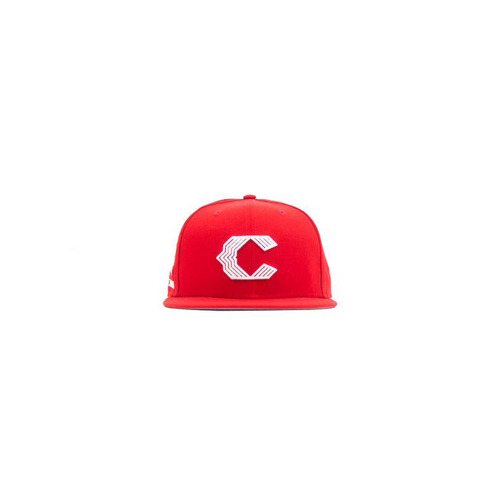 Cincinnati Reds City Connect Fitted Cap (Red/White)