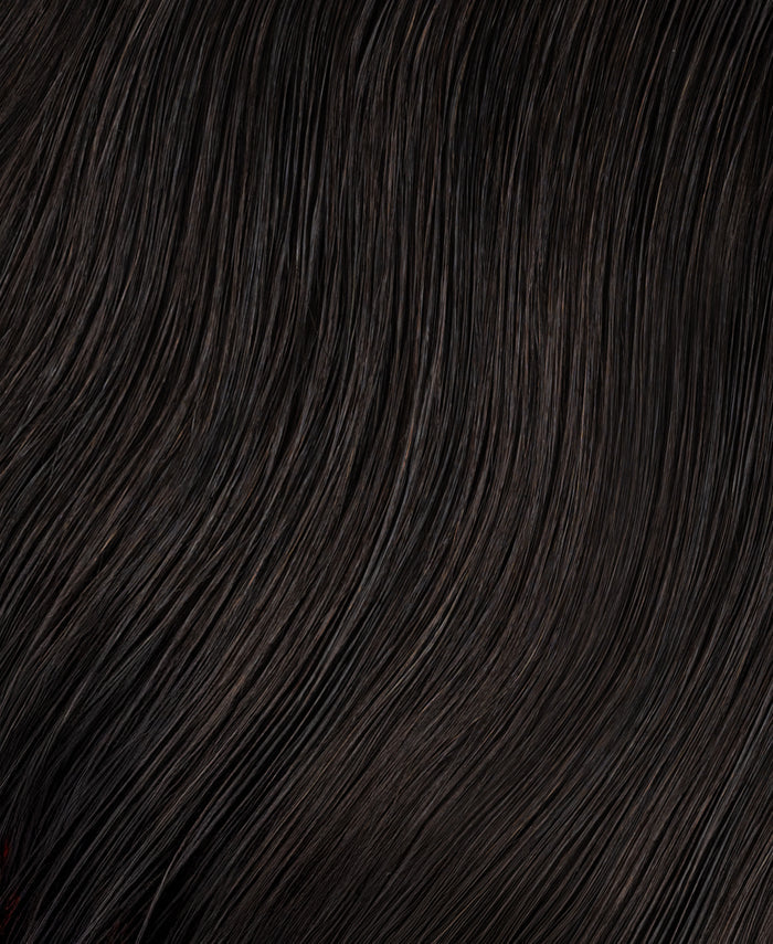 clip-in hair extensions dark brown.