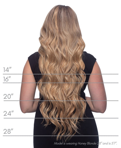 clip-in hair extensions dark brown.