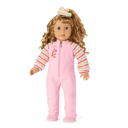 Courtney’s™ Strawberry Shortcake™ Sleeping Bag & PJs for 18-inch Dolls (Historical Characters)