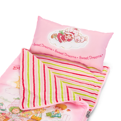 Courtney’s™ Strawberry Shortcake™ Sleeping Bag & PJs for 18-inch Dolls (Historical Characters)