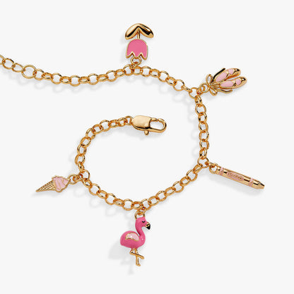 Crayola Fan Favorites Tickle Me Pink Charm Bracelet