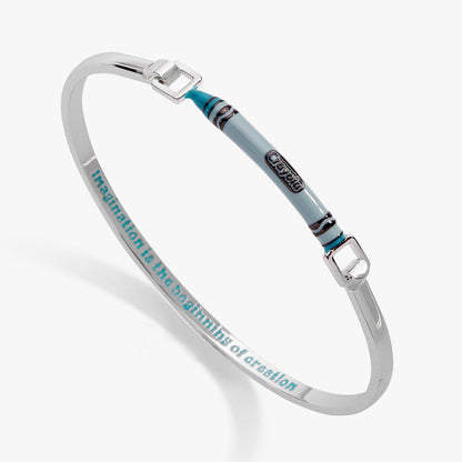 Crayola Robin's Egg Blue Crayon Tension Bangle