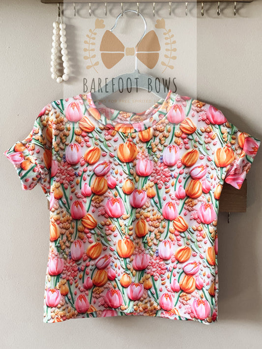Frolicking in the Tulips Tee