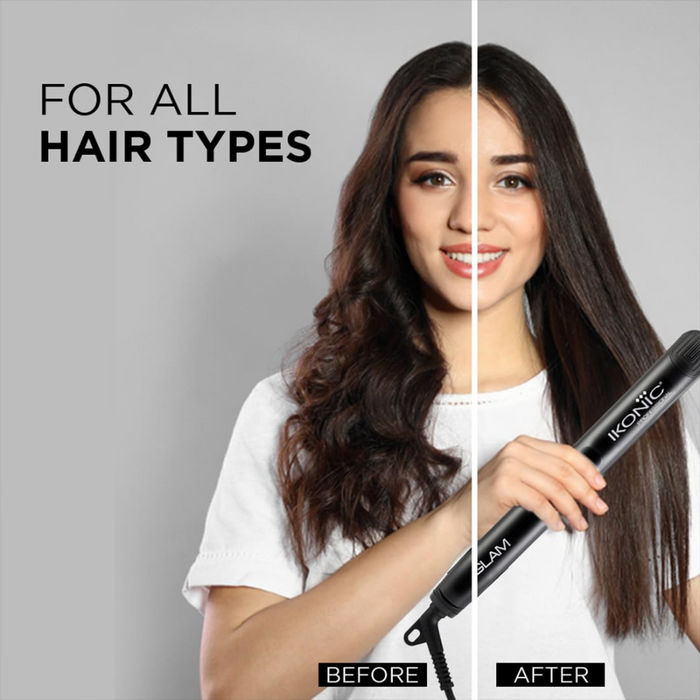 Ikonic Hair Straightener - Glam Black