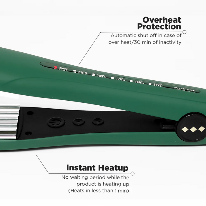 Ikonic Pro Titanium Crimp - Emerald