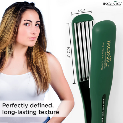 Ikonic Pro Titanium Crimp - Emerald