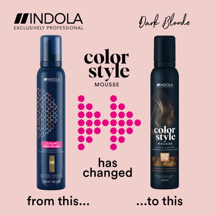 Indola Professional Color Style Mousse 200ml - Silver Lavender
