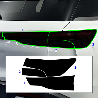 Full Headlight Taillight Precut Smoked PPF Tint Kit Film Overlay Fits Infiniti QX60 2022 - 2024 - Bogar Tech Designs