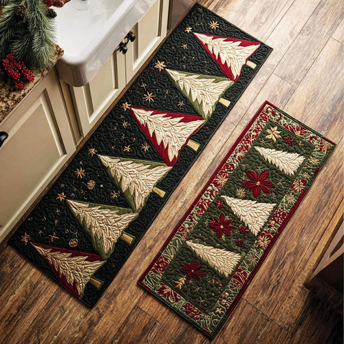 Machteld - Køkkenmåtte Vinter med Sneklædt Træ