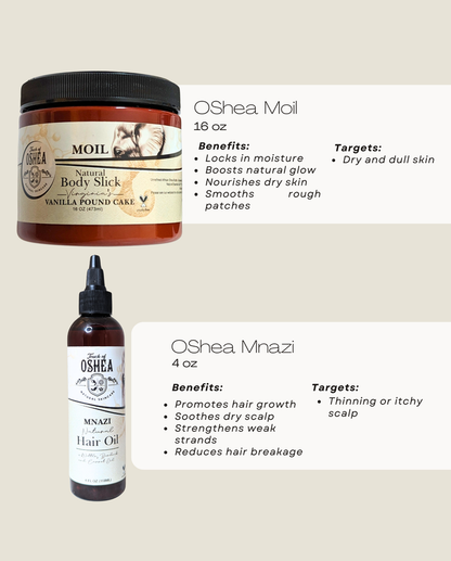 OShea Moon Over Moil – Ultra Moisture Duo for Dry Skin and Hair