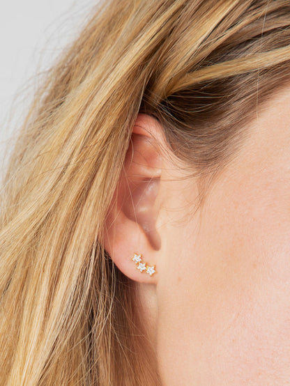 Perfect Tiny Stud Earrings - Star-view 2