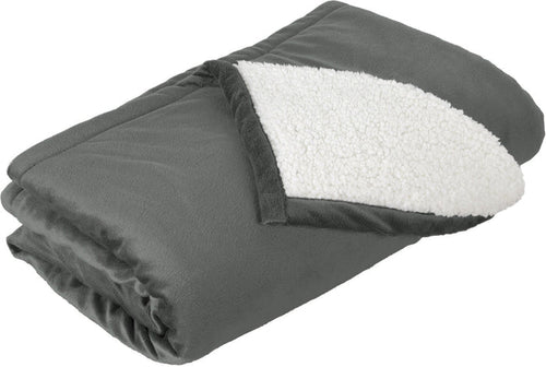 no-logo Port Authority Mountain Lodge Blanket-Regular-Port Authority-Hearth Grey-1 Size-Thread Logic