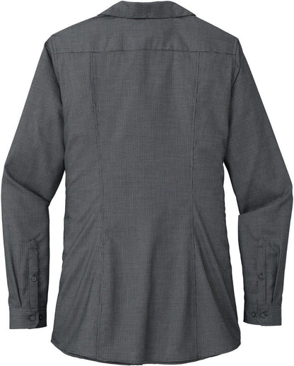 no-logo Port Authority Ladies Pincheck Easy Care Shirt-Active-Port Authority-Thread Logic