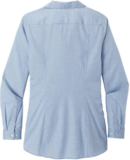 no-logo Port Authority Ladies Pincheck Easy Care Shirt-Active-Port Authority-Thread Logic