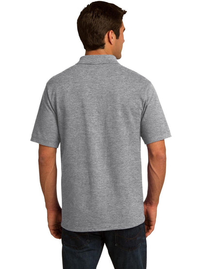 no-logo Port Authority 50/50 Pique Polo Shirt-Regular-Port Authority-Thread Logic
