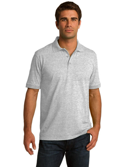 no-logo Port Authority Jersey Knit Polo Shirt-Regular-Port Authority-Thread Logic
