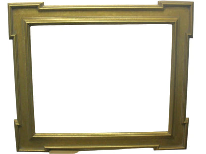 An ornate gold leaf wooden picture frame with a keycorner design, sized 16x20.