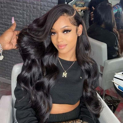 glueless wear and go wig with pre-plucked hairline