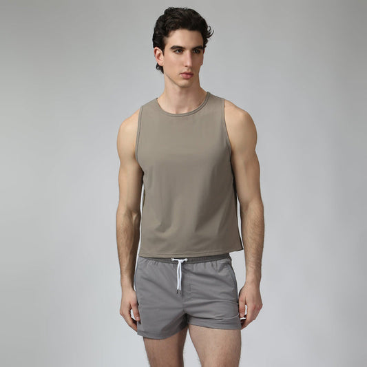 Sand Bar Kinetic Rib Muscle Tee - Parke & Ronen