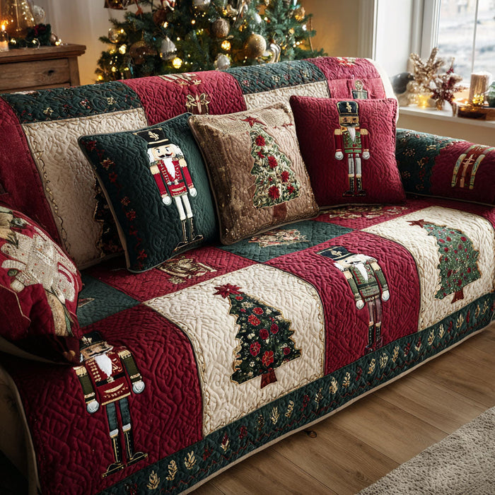 Sanne - Vatteret sofaovertræk Motif Jul