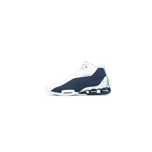 Nike Shox BB4 (White/Midnight Navy-Metallic Silver)