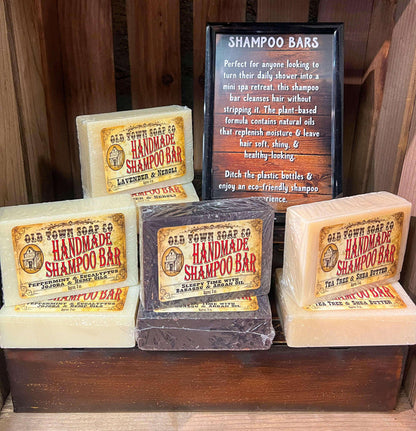 Sleepy Time Babassu & Argan Shampoo Bar - Old Town Soap Co.