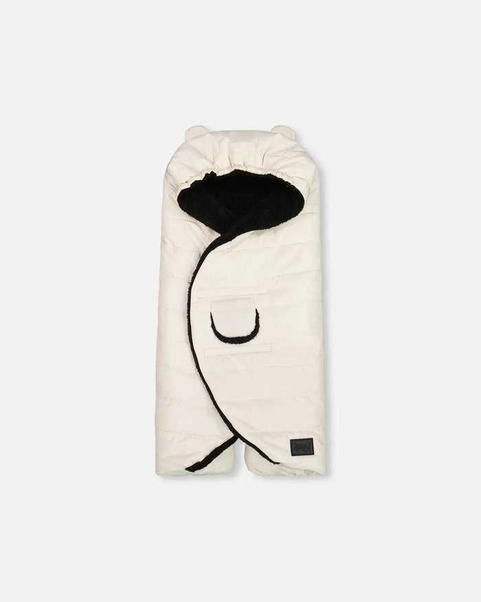 Snugly Baby Wrap Designed For Car Seat And Stroller Off-White | Deux par Deux | Jenni Kidz