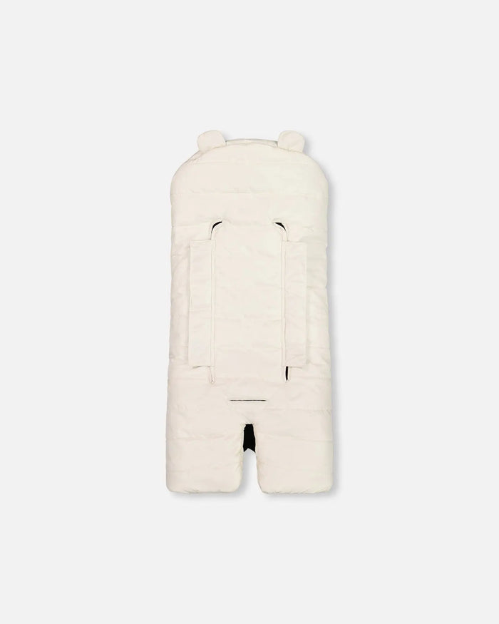 Snugly Baby Wrap Designed For Car Seat And Stroller Off-White | Deux par Deux | Jenni Kidz