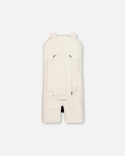Snugly Baby Wrap Designed For Car Seat And Stroller Off-White | Deux par Deux | Jenni Kidz