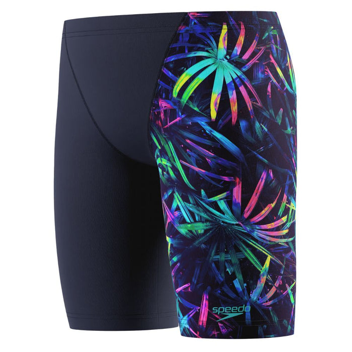 SPEEDO JUNIOR BOYS PRINT V-CUT JAMMER-Swimwear-Speedo Malaysia-PEACOAT-8-A000180004-Speedo Malaysia Online