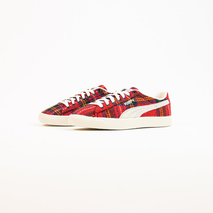 Suede VTG Harris Tweed (Frosted Ivory Red)