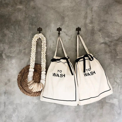 BAG - ALL To Wash Cotton Laundry Bag - Waha Lifestyle - Kuwait