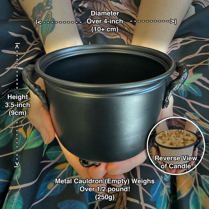 Triple Goddess Sacred Cauldron Candles