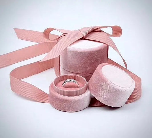 Wedding Accessories - Velvet Ring Box - More Colors Available