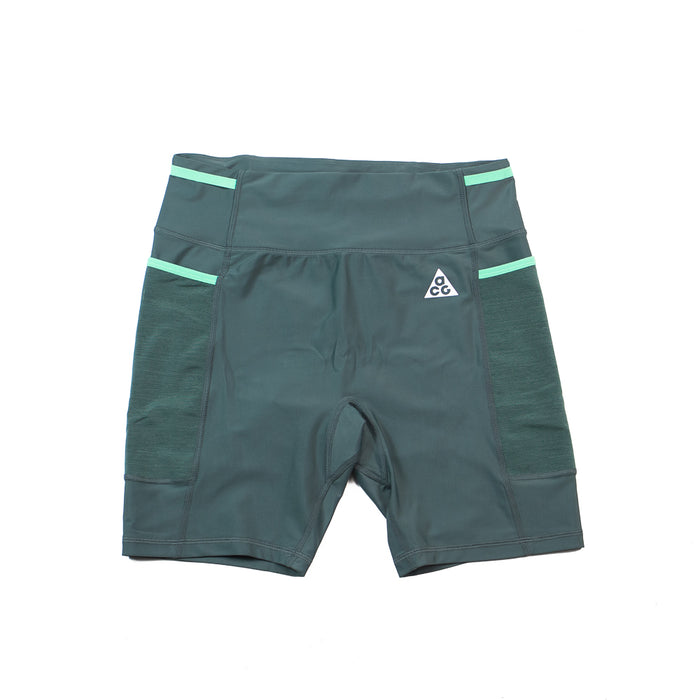 Wmns ACG "White Rapids" Dri-FIT Mid-Waisted 7" Biker Shorts (Vintage Grn/Spring Grn/Summit White)